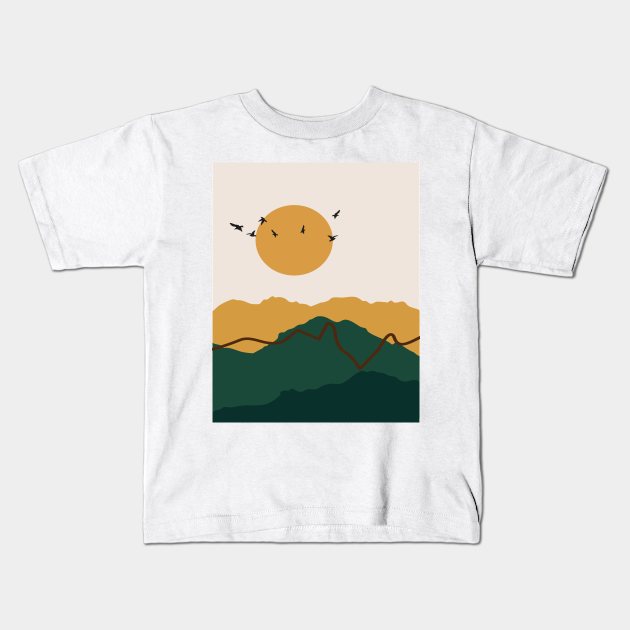 View5 Kids T-Shirt by Mrosario Creative